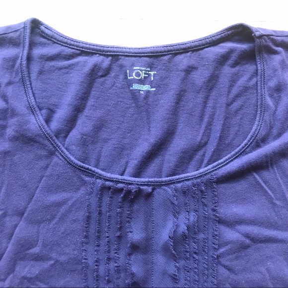 LOFT Tee with Ruffles - Picture 2 of 3