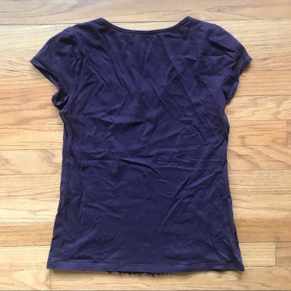 LOFT Tee with Ruffles - Picture 3 of 3