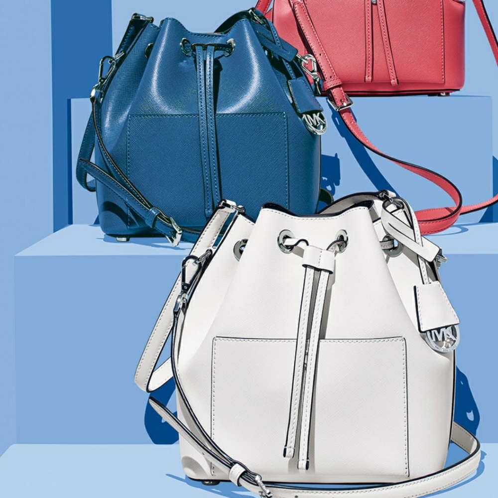 Michael kors bucket bag Greenwich steel blue