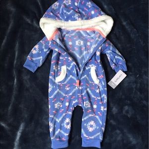 Carter's hooded baby onesie