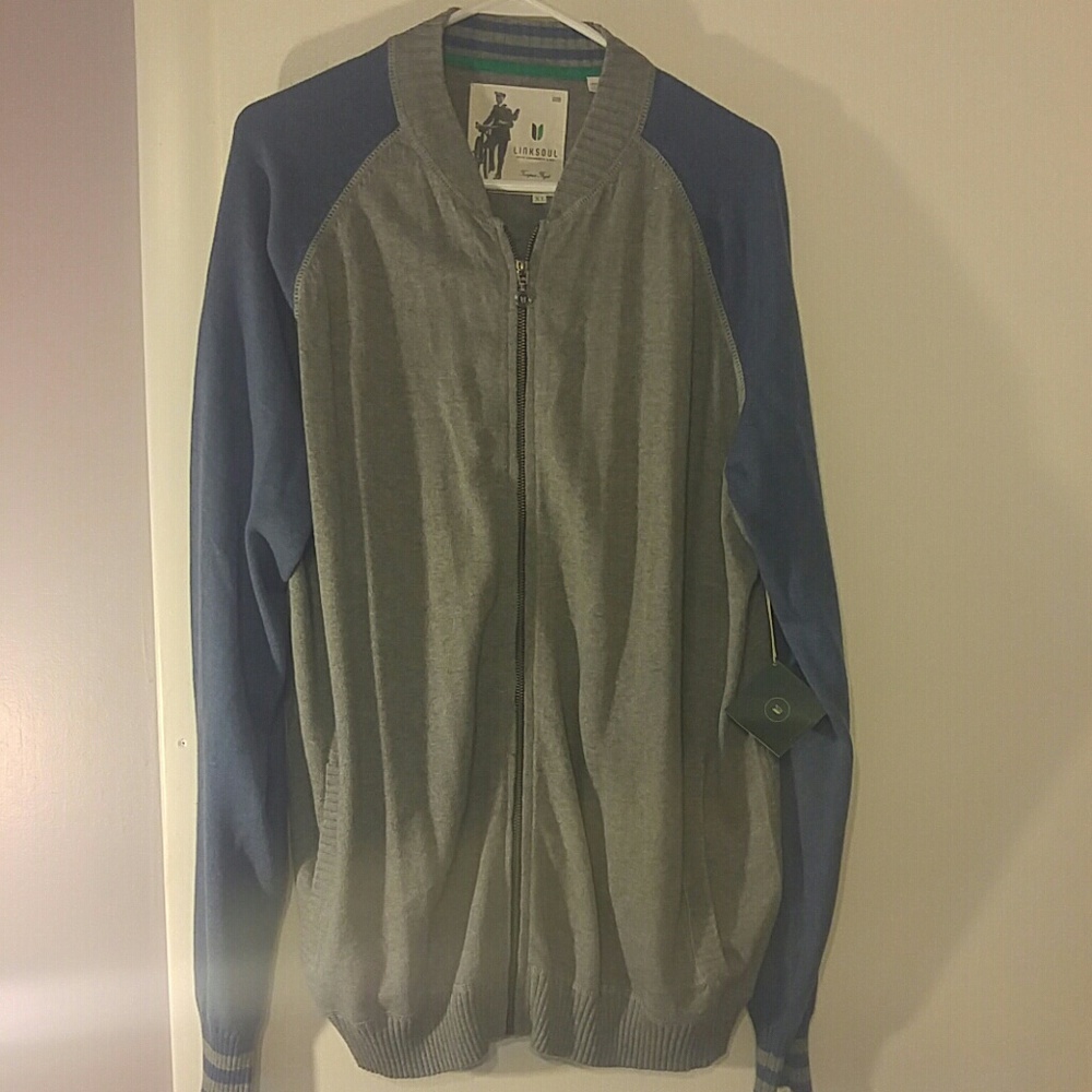 Men's zip up sweater