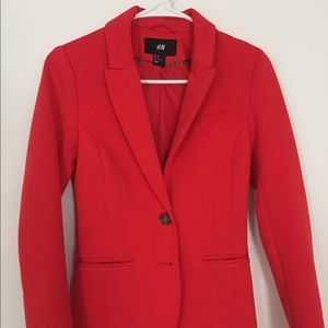 Red Classic Blazer