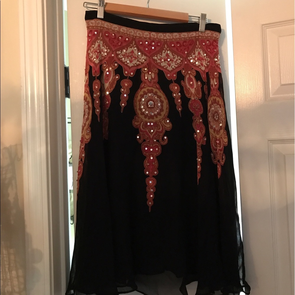 Beaded gypsy skirt