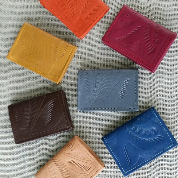 Leaders in Leather Handbags - Leaders in Leather Mini Wallets, $12 Each