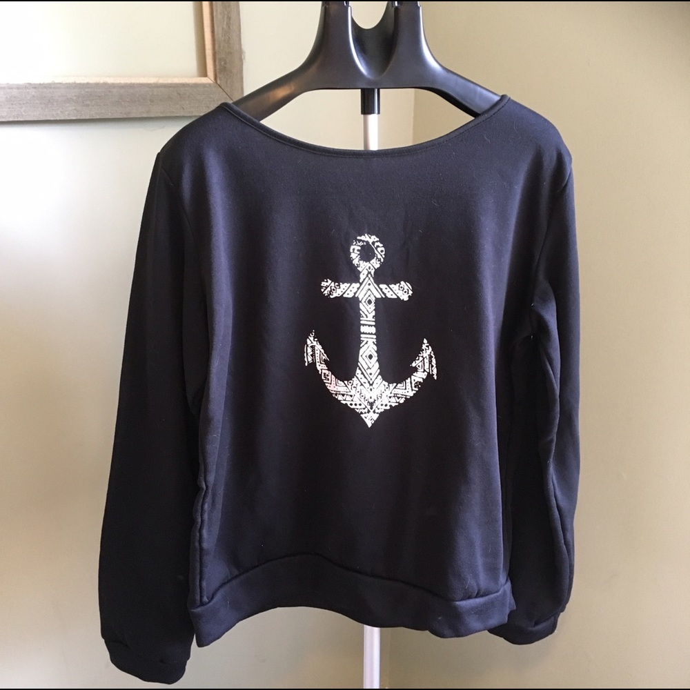 Anchor Fleece Sweatshirt- W's XL