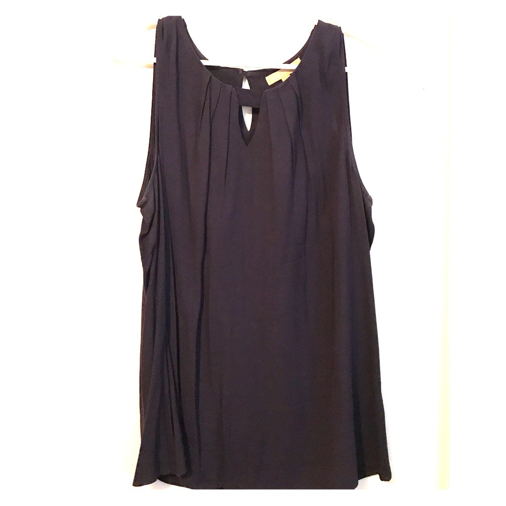 Banana Republic Navy Blue Sleeveless Blouse