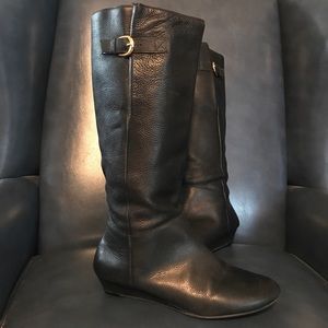 Steve Madden Black Intyce Boots, 8.5M