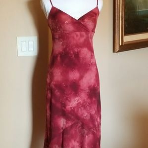 Red Semi Formal Dress Size Medium Strappy Midi