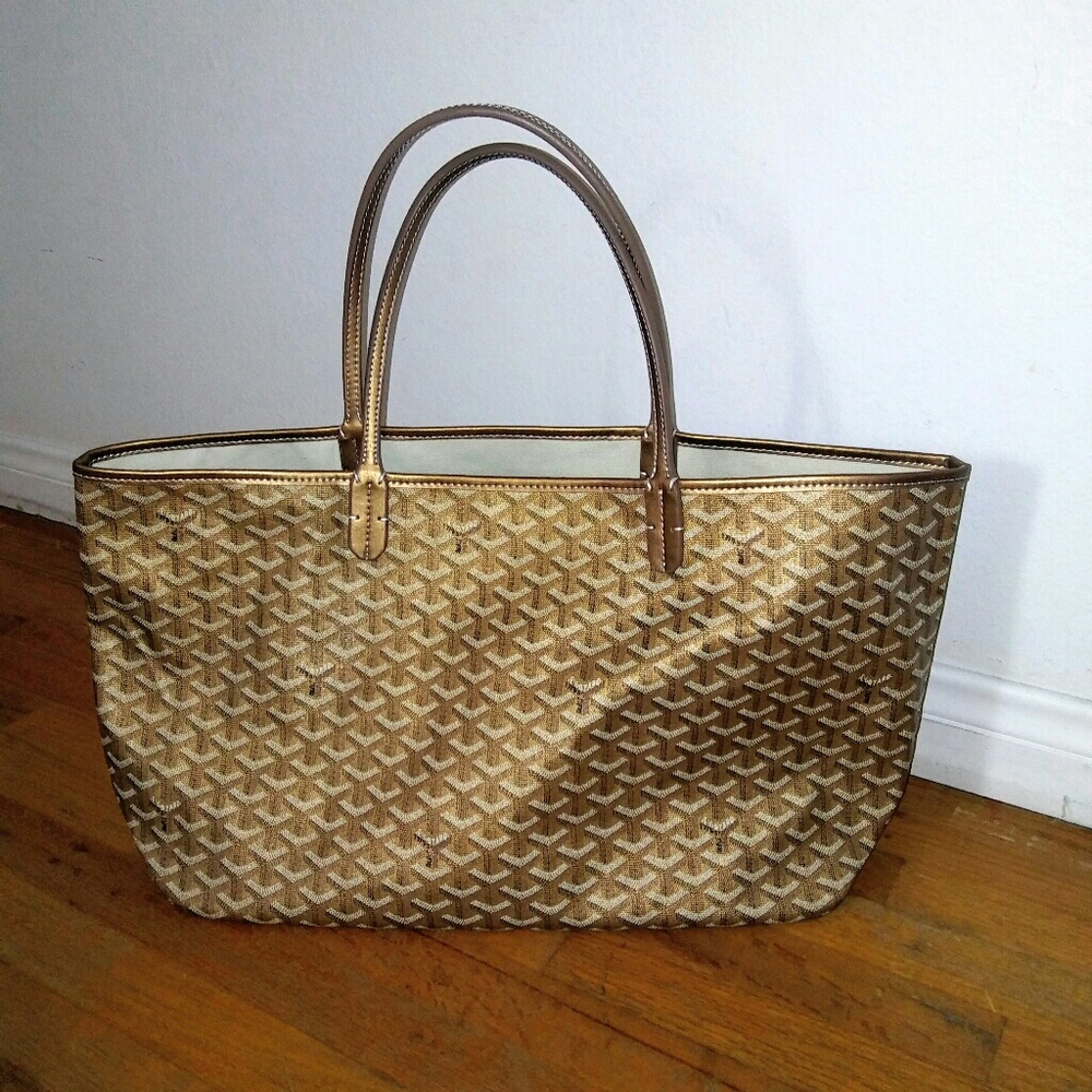St louis PM Tote gold pattern
