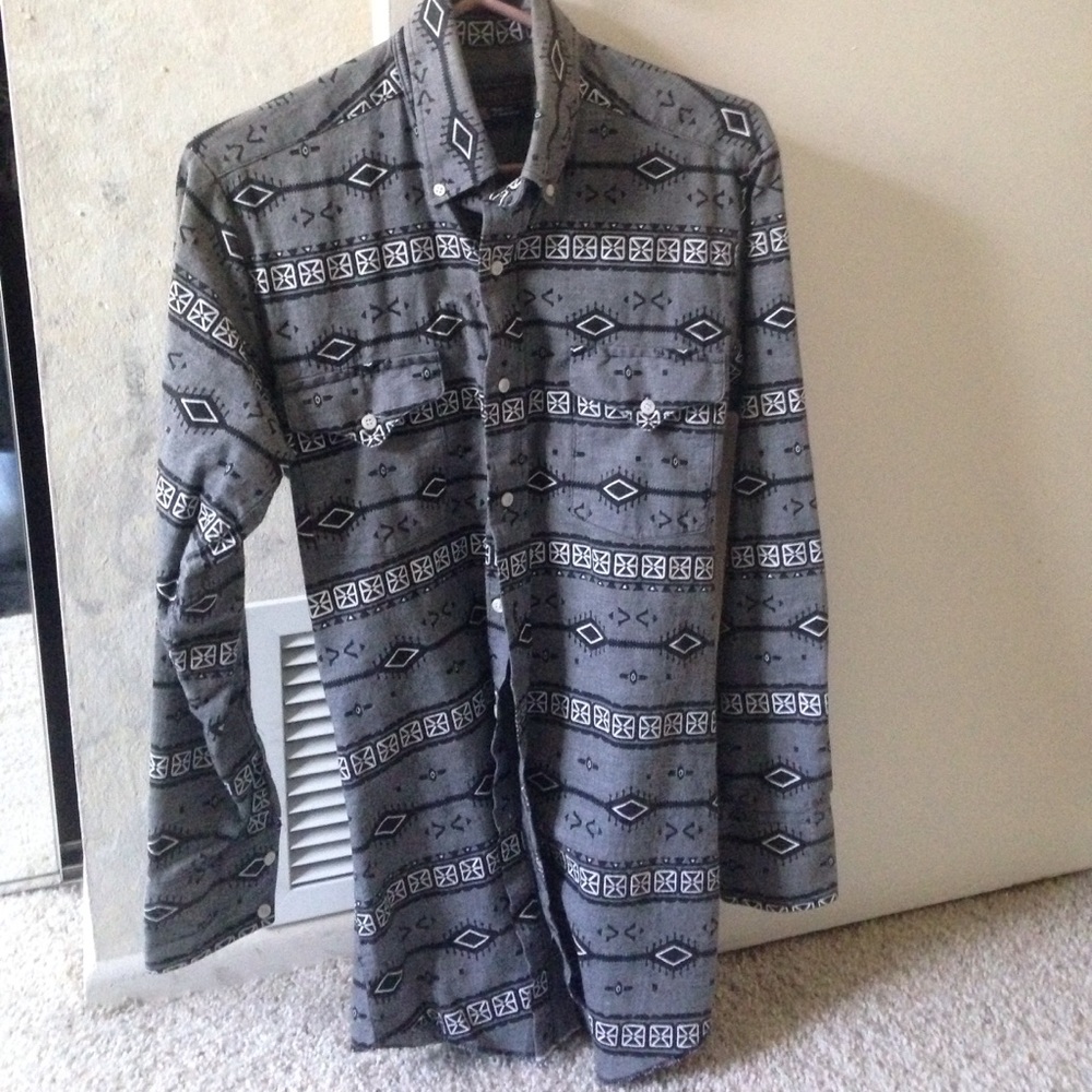 Panhandle Slim men's western button shirt collar cowboy long sleeve soft fabric