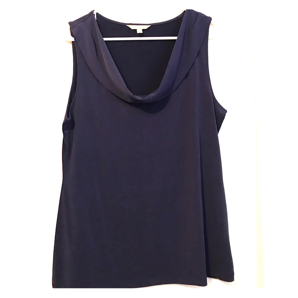 Banana Republic Cowlneck Sleeveless Blouse