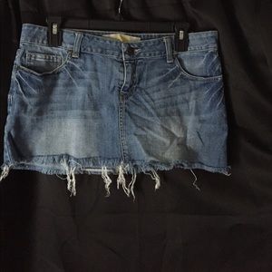 Mini Blue Denim Skirt