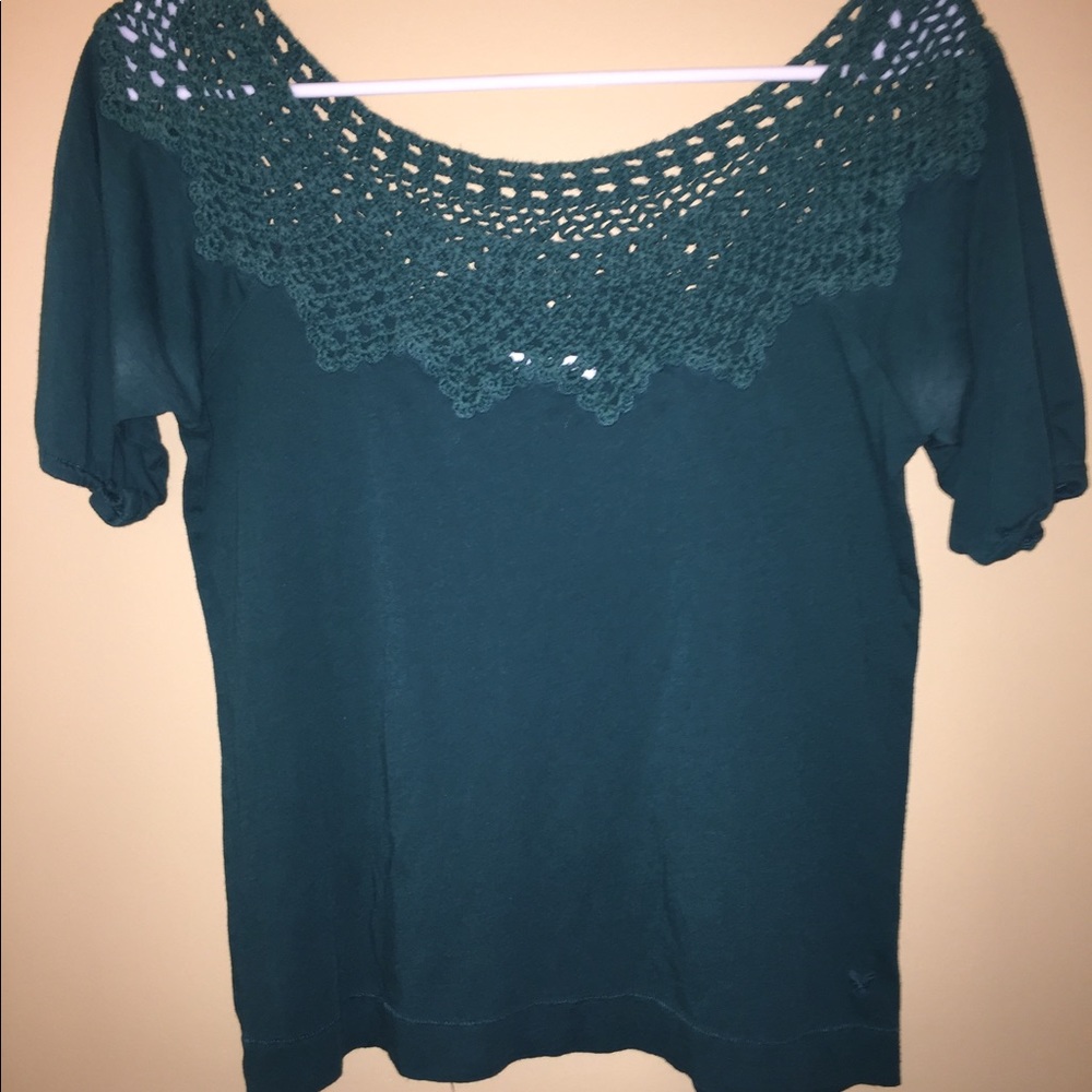 Dark green blouse
