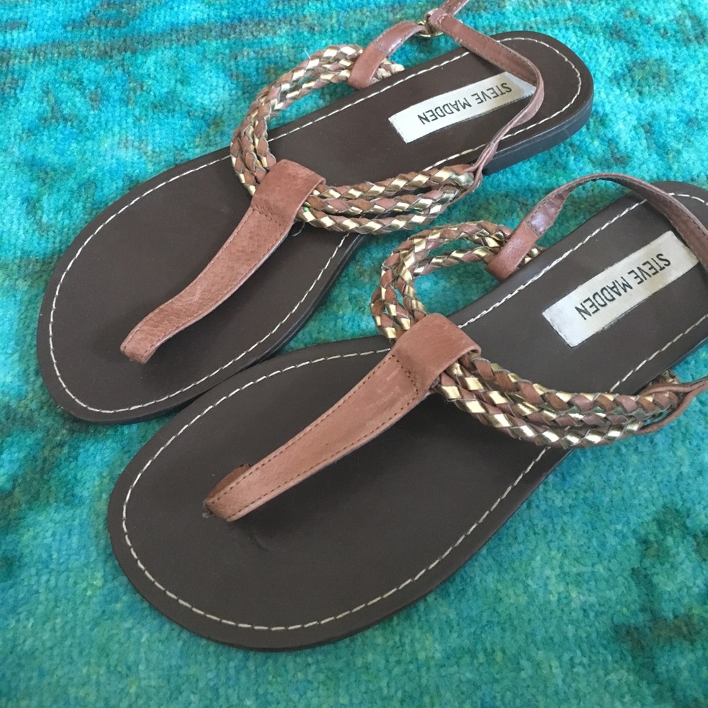 Steve Madden p-stay sandal cognac