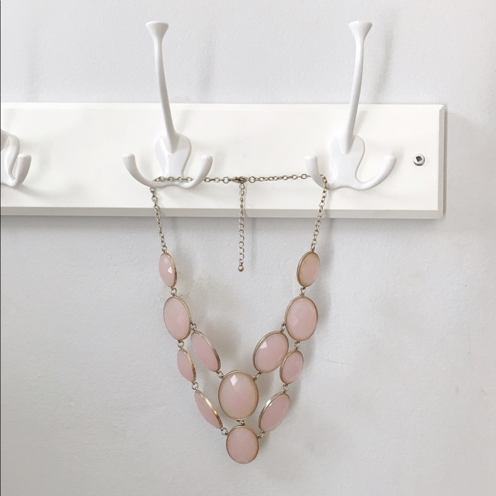 Pink statement necklace