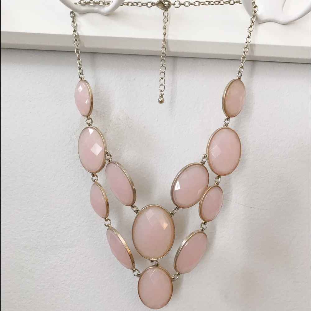 Pink statement necklace - Picture 2 of 4