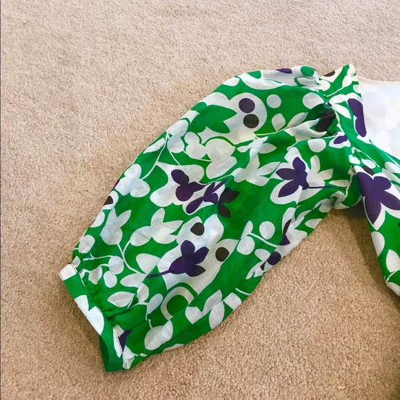 Zara Green Baby Doll Dress - sz L - Picture 5 of 7