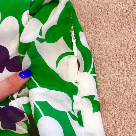 Zara Green Baby Doll Dress - sz L - Picture 6 of 7