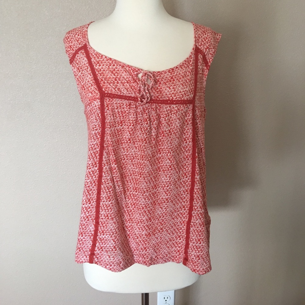 Lucky brand red /pink/orange tank top