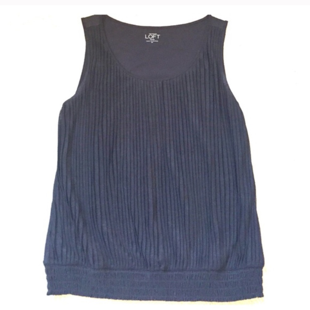 LOFT pleated tank