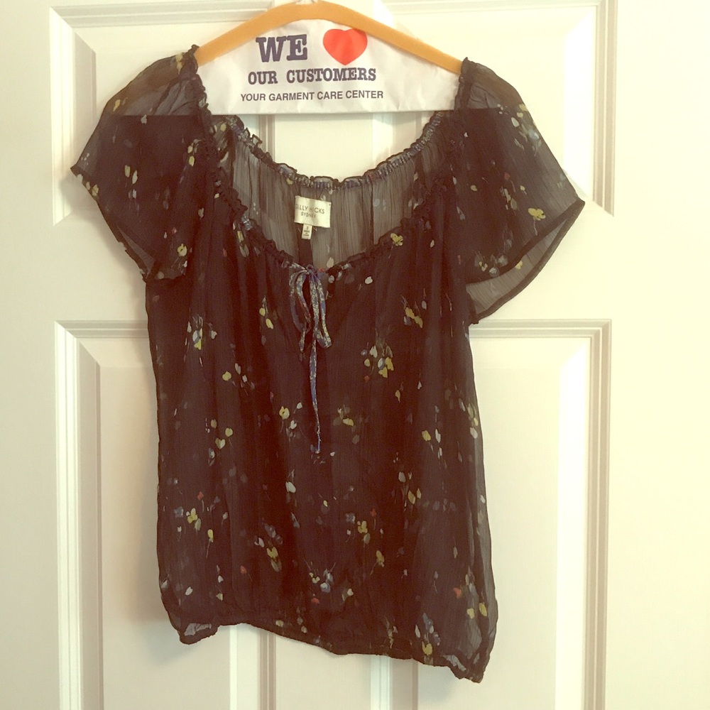 Gilly Hicks sheer top