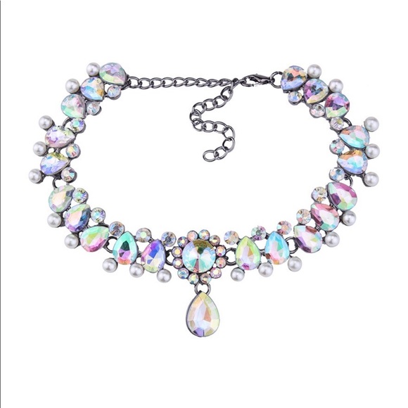 New Statement Crystal Fashion Choker - Picture 1 of 2