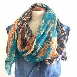 80's Vintage Mixed Animal Printed Scarf by Natasha