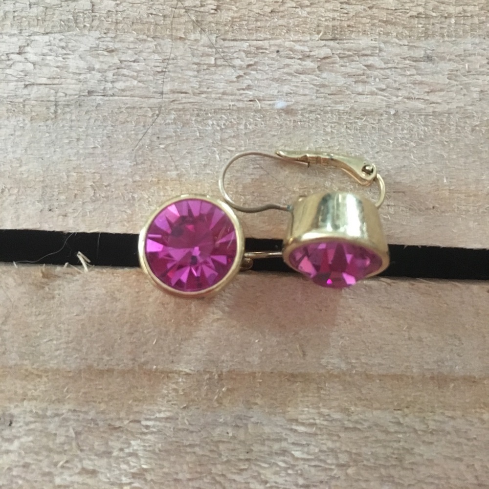 Pink Kate spade earrings