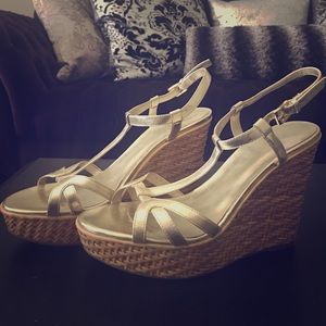 Guess Gold wedges
