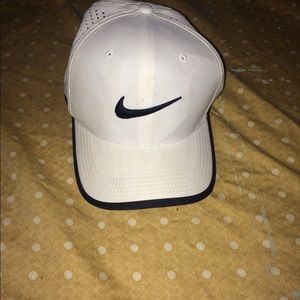 White Nike hat