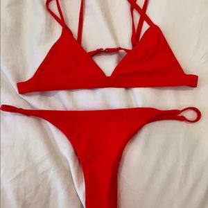 Red Bikini Set (Not Frankie's Bikinis)