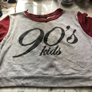 Papaya crop top sweater