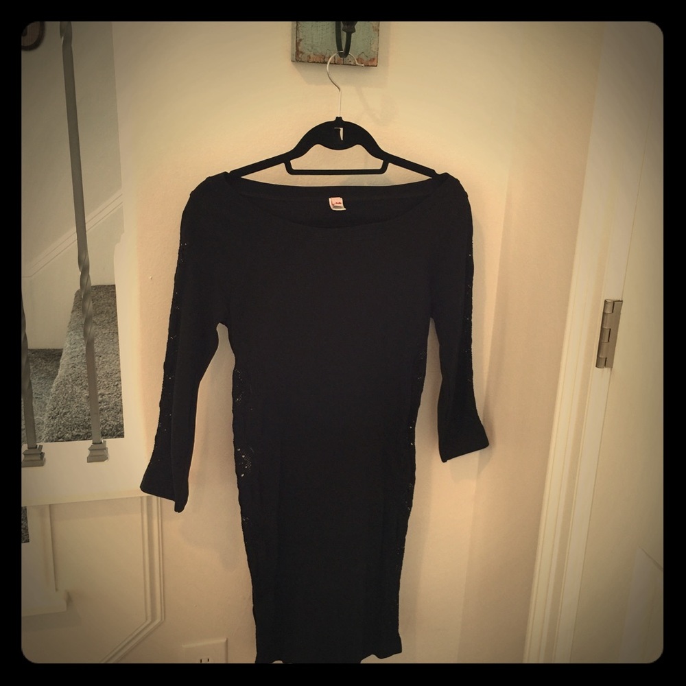 Black Dress With Cutout Sides