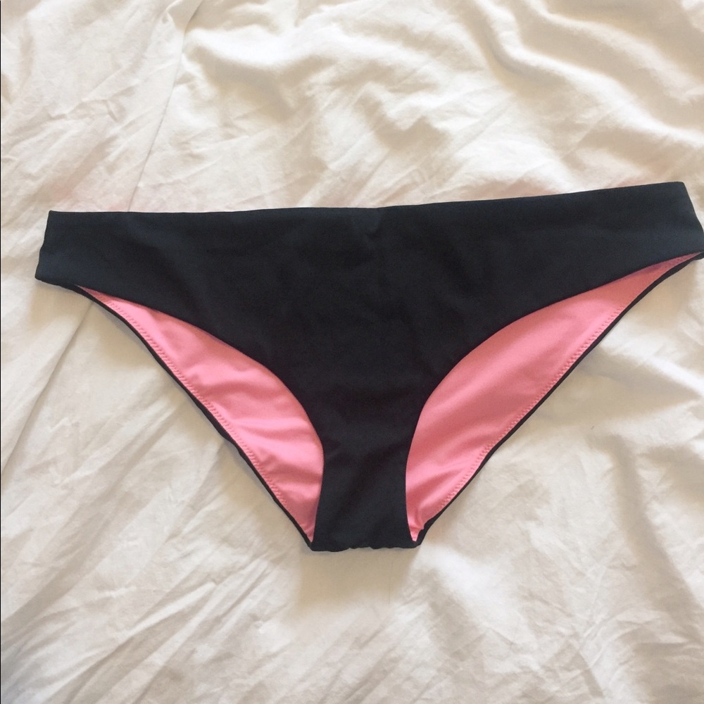 PINK cheeky swim suit bottoms, never worn !!