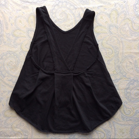 Free People 100% cotton tank top crossed straps - Picture 6 of 8