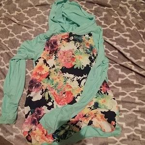 Hooded Floral Shirt