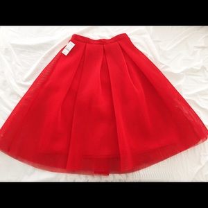 Big statement high waisted skirt