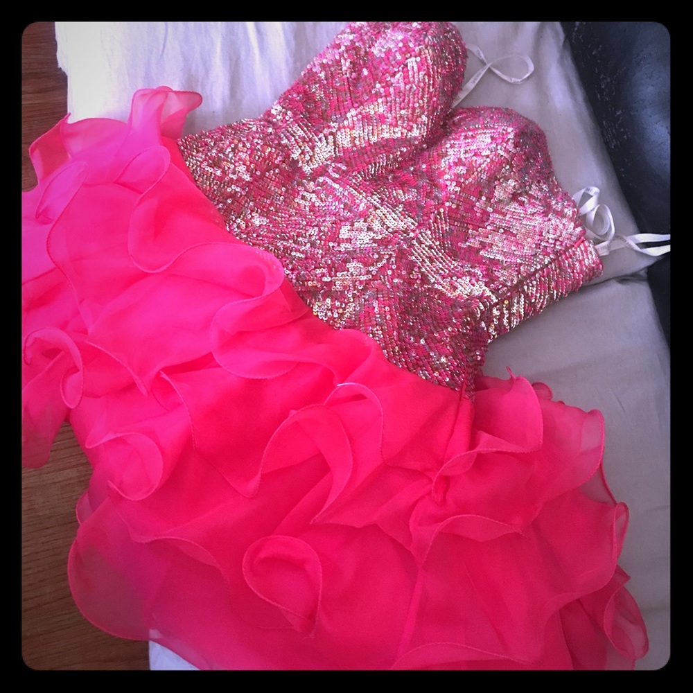 PINK Sherri Hill dress 👗✨ Prom / Homecoming💕