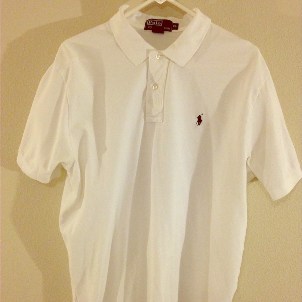 White Ralph Lauren Short Sleeve Men's XL POLO
