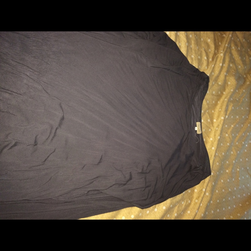 Charcoal grey long sleeve Piko