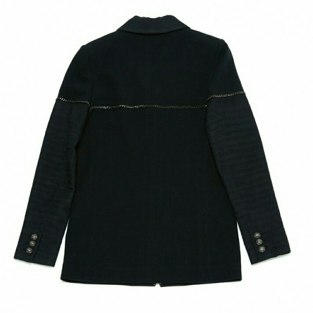 HOST PICK!!! CHANEL BLAZER/jACKET shimmering black - Picture 4 of 12