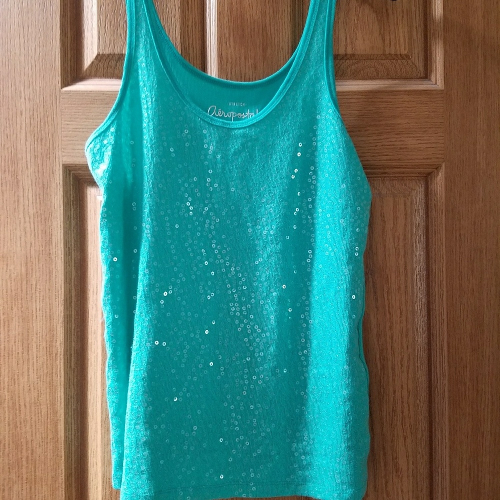 Sequin tank top