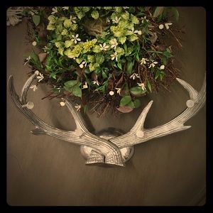 Metal antlers wall hanger, Great for Father's Day!