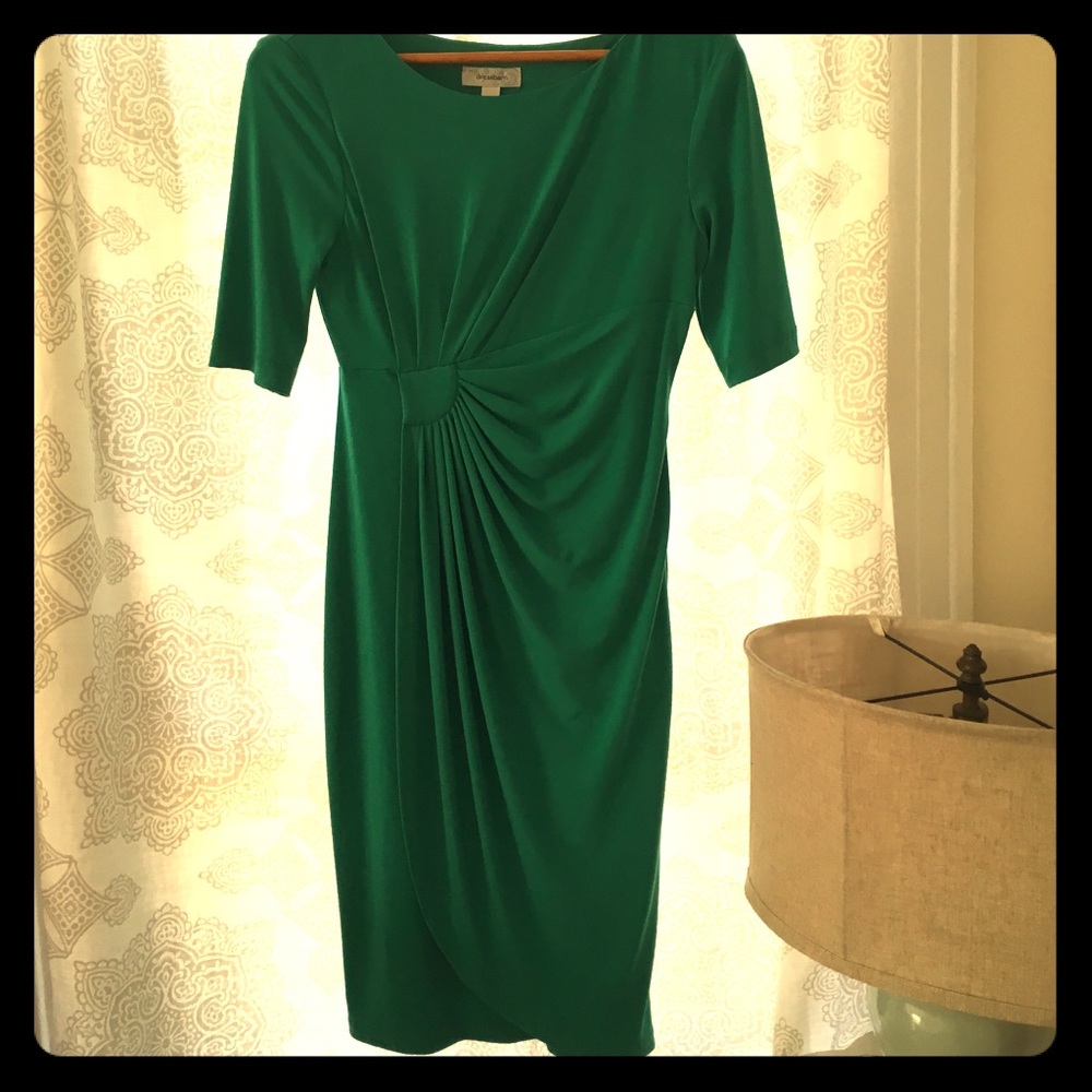 Sz 4 Flattering Green Dress