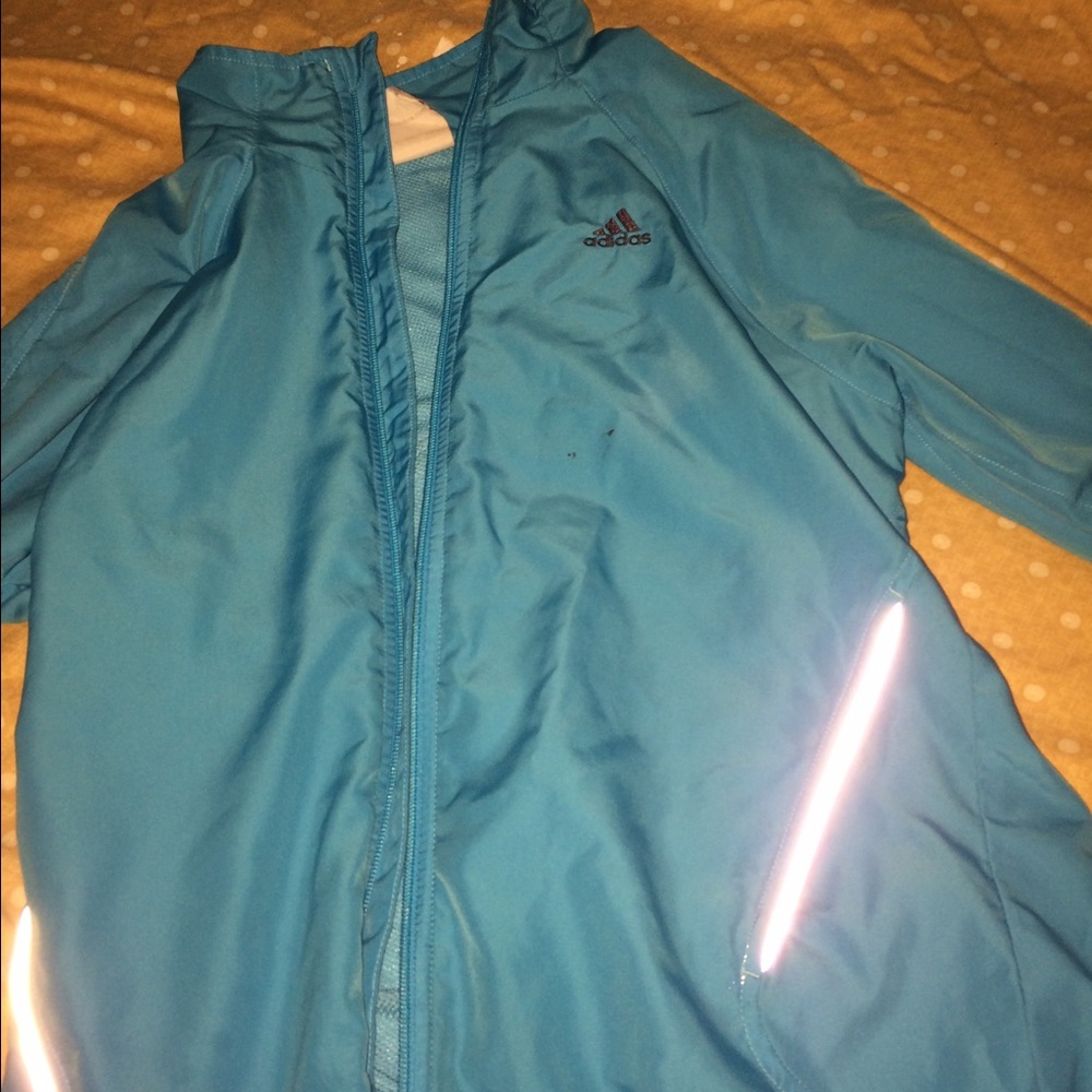 Blue adidas coat