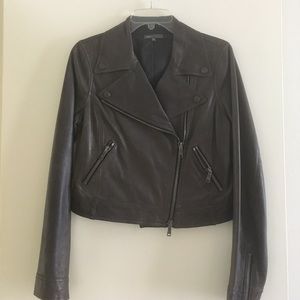 Vince women lather jacket size M