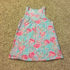 Lilly Pulitzer Top Size XS Jellies Be Jammin