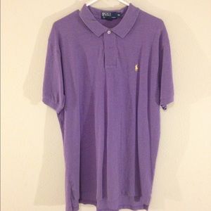 Purple Ralph Lauren Short Sleeve Men's XL POLO