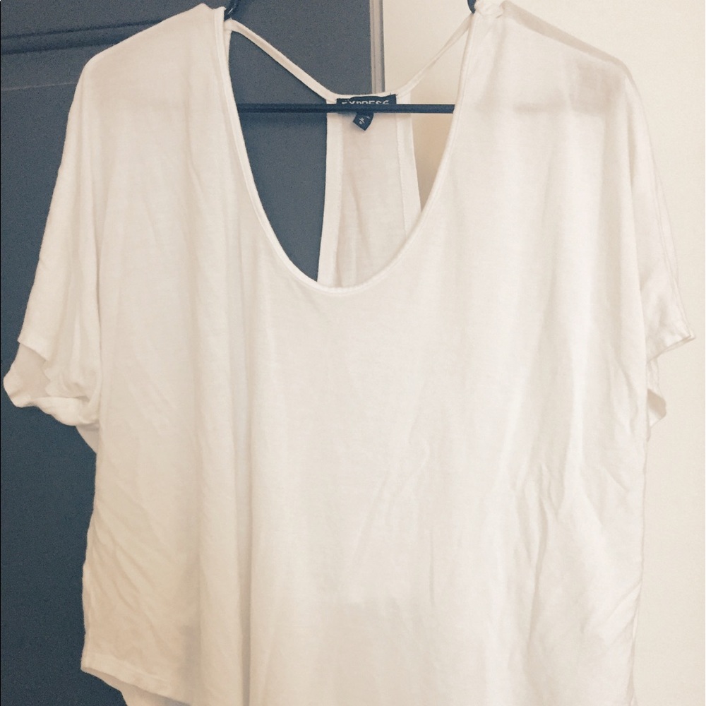 Express flow-y short sleeve top