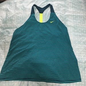 Nike razor back tank top.